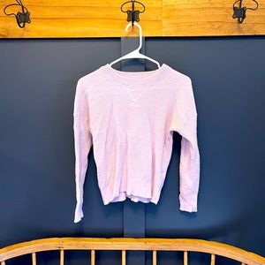 Madewell Cropped Sweater 100% Cashmere
